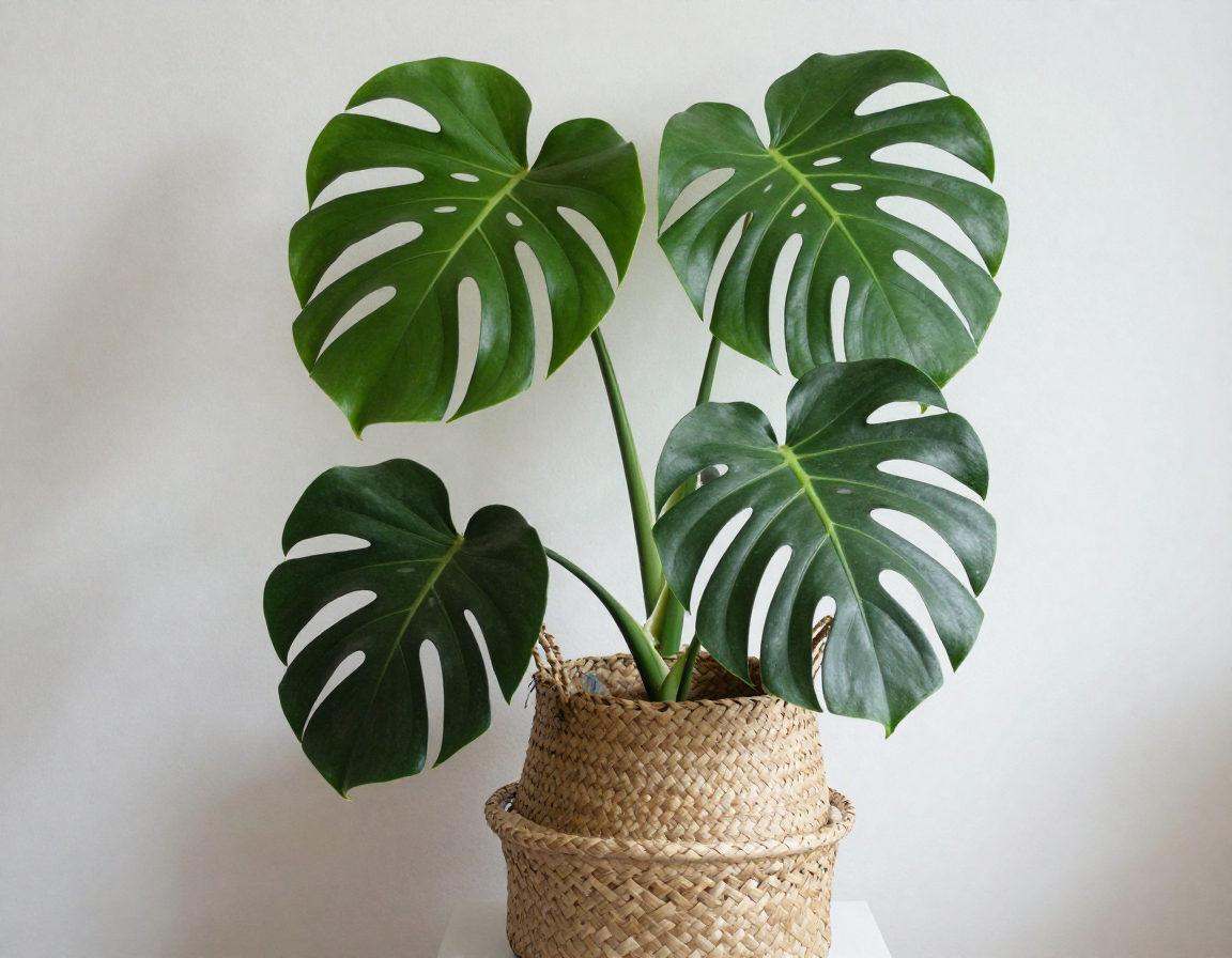Watering indoor plants demonstration